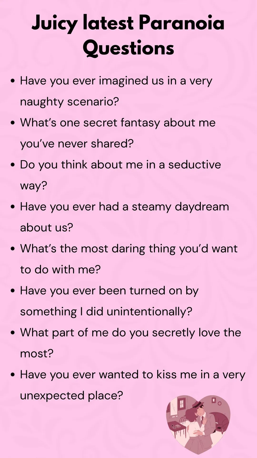 Juicy Latest Paranoia Questions Couples Hd 2025 2026